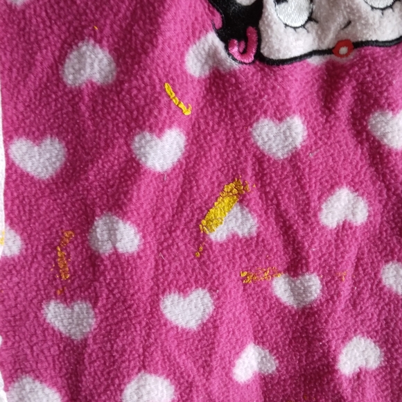 Paint Stain Girl's Betty Boop drawstring pj pants size LG - Picture 3 of 4